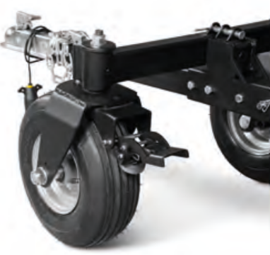 Ruedas plegables y bloqueables